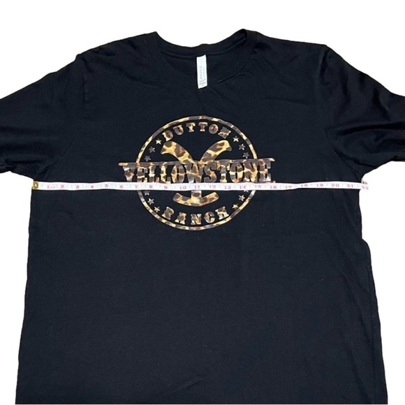 YELLOWSTONE Dutton Ranch Leopard Print Vinyl On Bella Canvas Women’s (Sz XL) - Picture 6 of 7